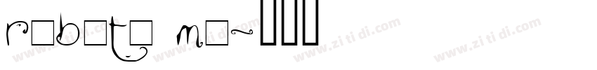 roboto me字体转换